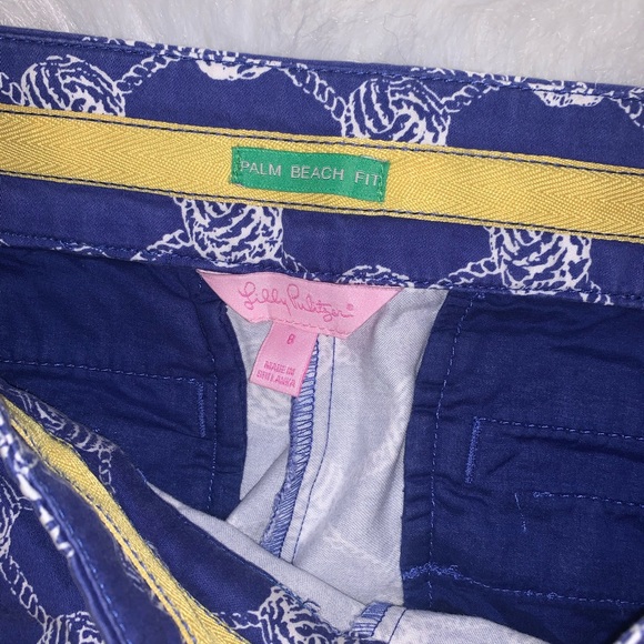 Capri Lilly Pulitzer – Taille 6, Bleu Foncé, Coupe Palm Beach En Coton/Élasthanne